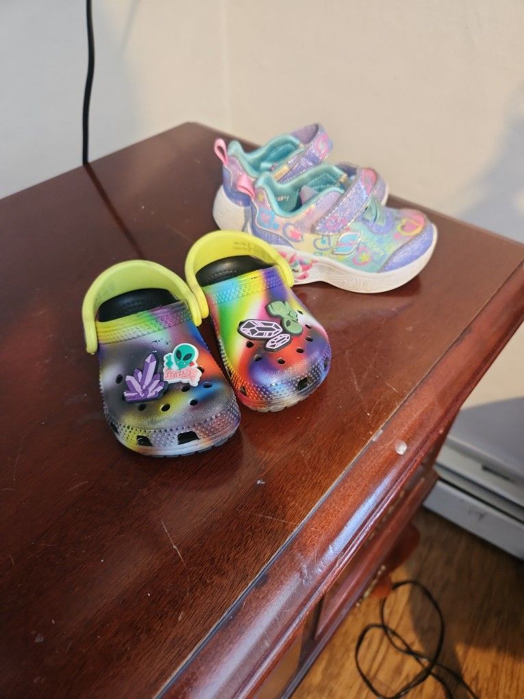 Toddler Crocs And Sketchers