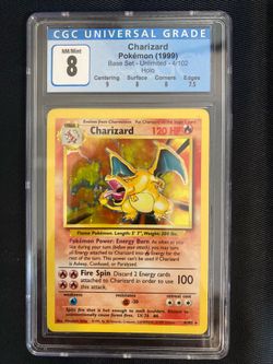 1999 Base set Charizard unlimited
