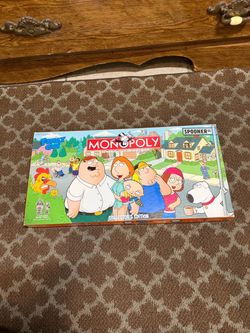Family Guy Monopoly Board Game USAopoly Collector’s Edition with Pewter Tokens
