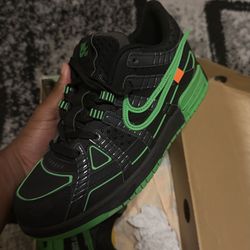 Nike green striker rubber dunks