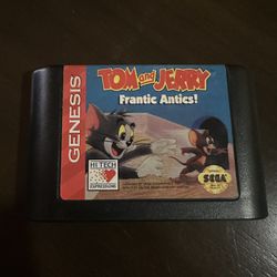 Tom And Jerry Frantic Antics! Sega Genesis Game
