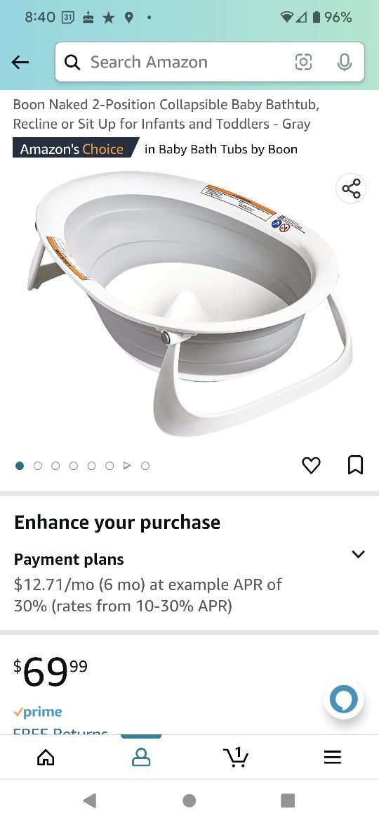 Baby Collapsible Tub