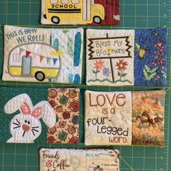 Handcrafted Items for gifting -mug rugs