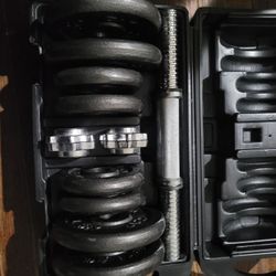 adjustable dumbells Weights