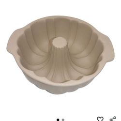 Pampered Chef Stoneware Fluted Pan #1440