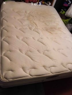Free free free Come get it bed, bed frame, box spring, headboard will not separate
