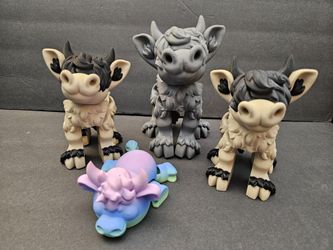 3D Printed Highland Cow