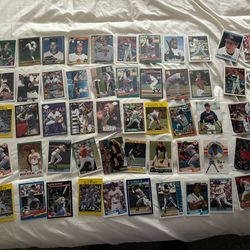 57 MLB Baseball Cards (1987–1992) – Topps Star Players, Rookies & Inserts – Vintage Lot + Modern