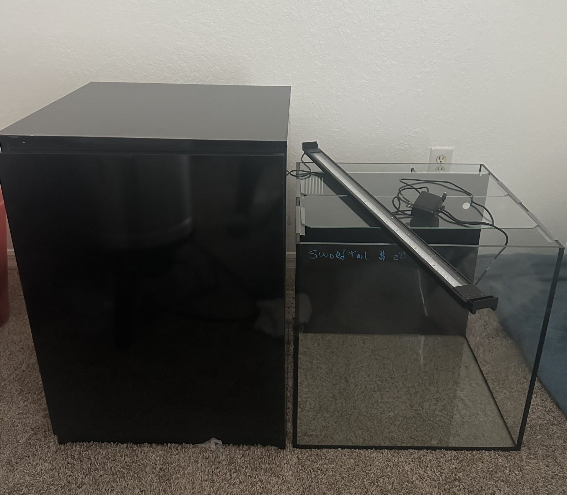 Fish Tank And Light