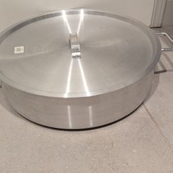 Heavy Duty 24 Qt. Aluminium Brazier with Cover