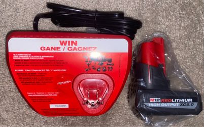 Milwaukee M12 Lithium Ion High Output XC5.0 Battery And Charger