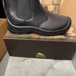 Steel Toe Boots Size 10