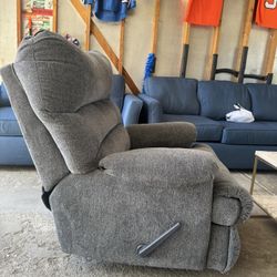 Gray Sofa Recliner 