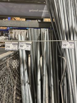 6-Ft 16-GA Galvanized Steel Terminal Post