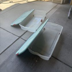 67 Quart Under The Bed Storage Containers With Wheels