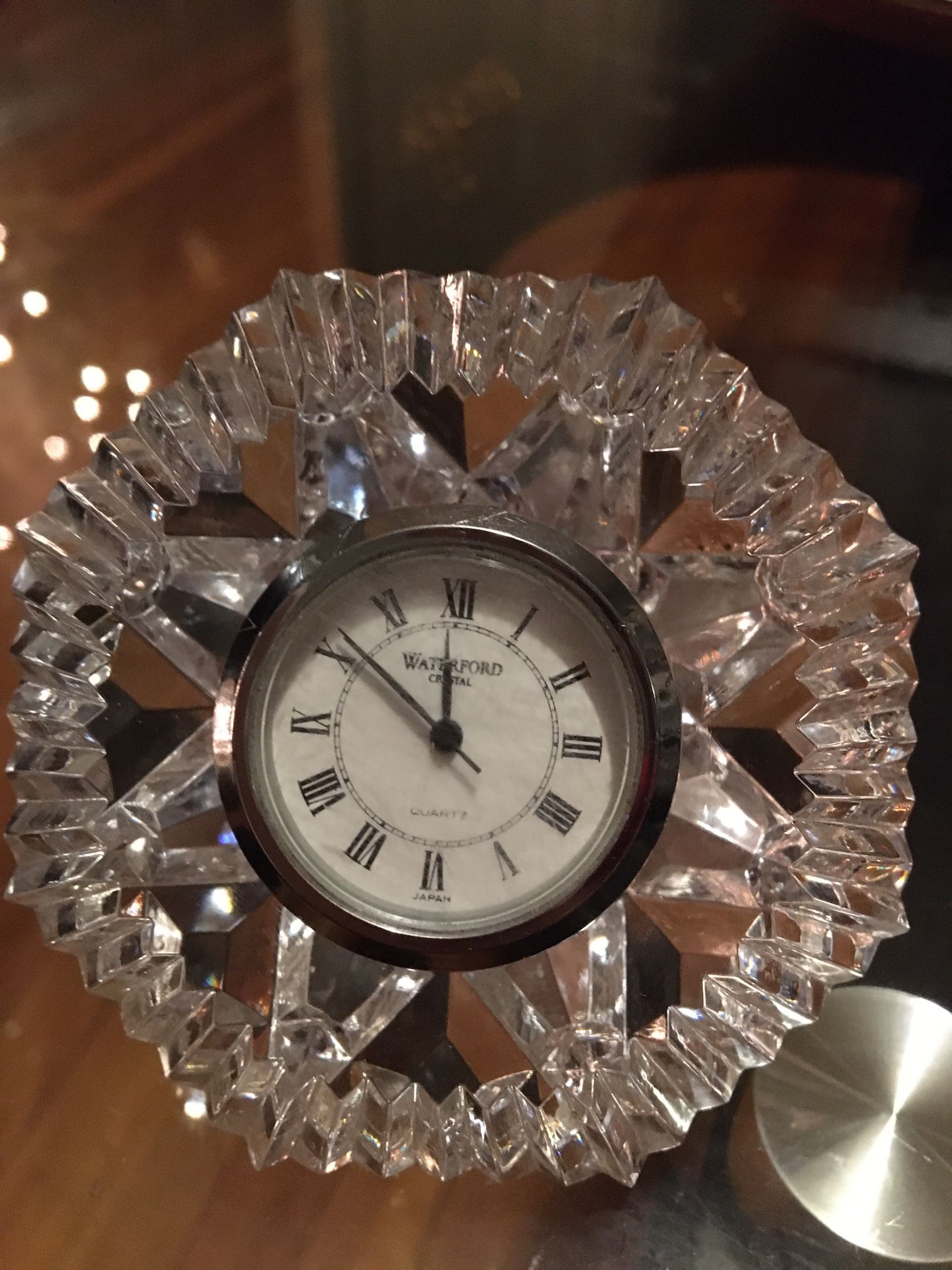 Waterford Crystal Lismore diamond Classic Clock 