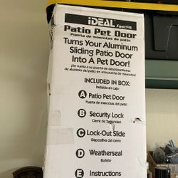 Patio pet Door 