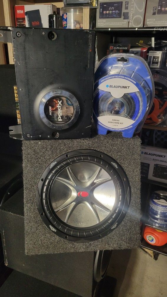 12 Incch Kicker Amp And Kit 