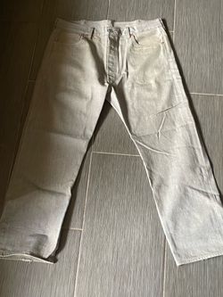 Levi's Light Gray Denim Jeans 501