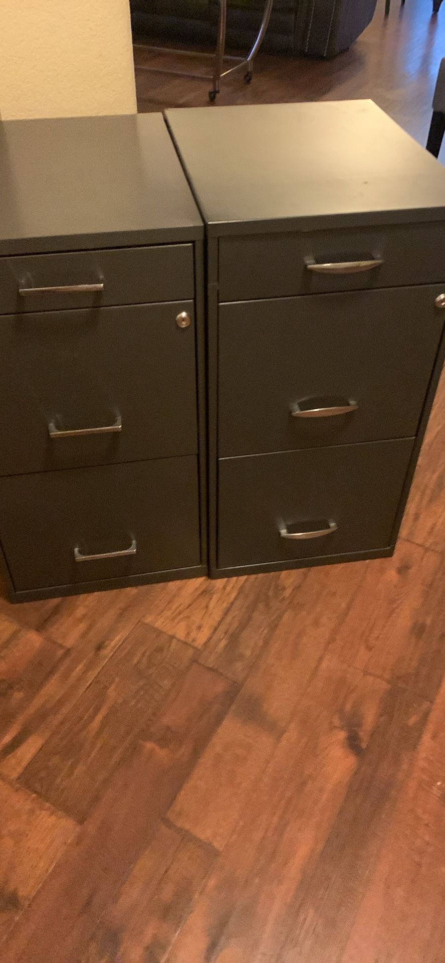 3 Drawer Metal File Cabinet