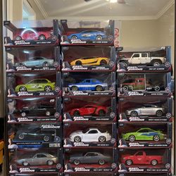 Fast & Furious Diecast Car Collection – Jada 1:24 Scale (New in Box)