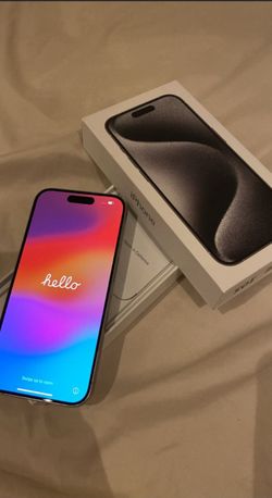 IPhone  15 Pro max Titanium Unlocked 