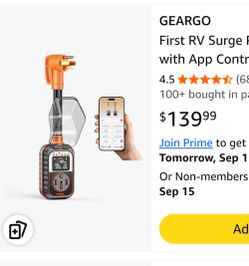 NEW RV Smart Surge Protectors 50 Amp with App Control & Smart LED Display