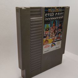 WWF WrestleMania Steel Cage Challenge NES Nintendo Authentic Cartridge Untested