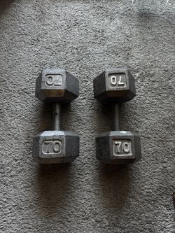 70lb Dumbbells (pair)