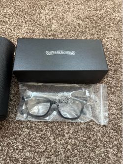 Chrome heart glasses