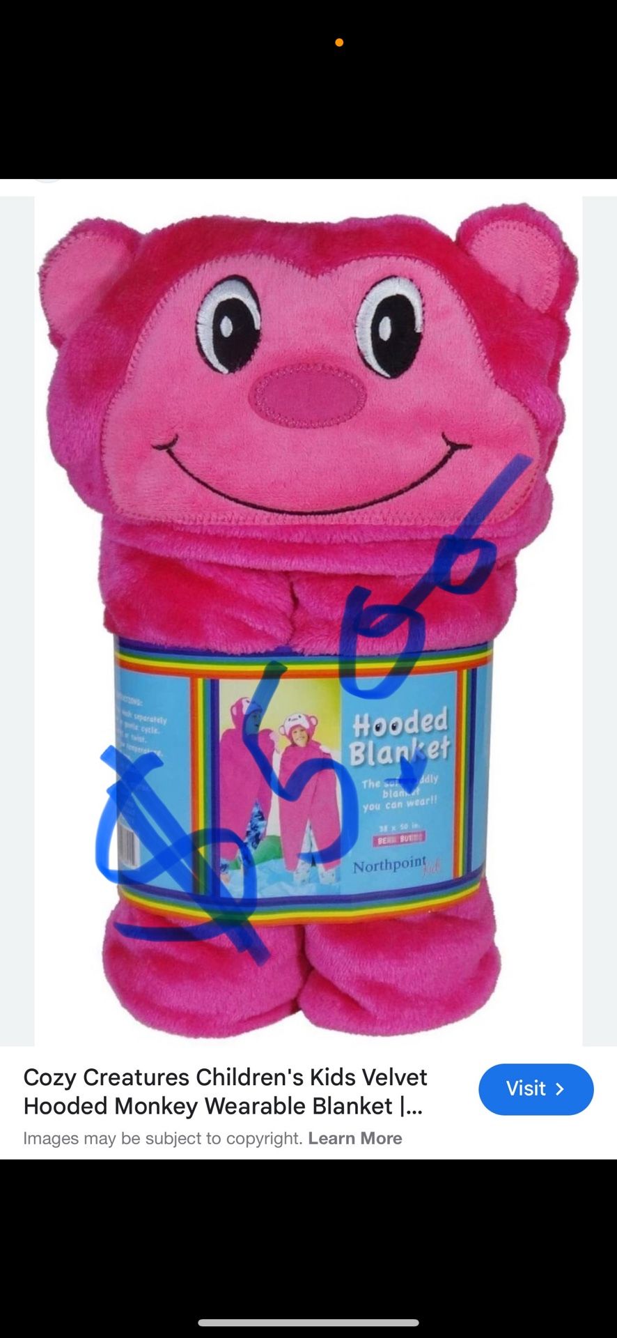 New Blanket 38x50 One Size Fits All
