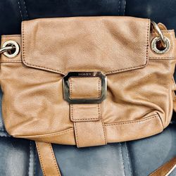 Womens Monet Brown Shoulder Crossbody Purse Handbag With Adjustable Strap