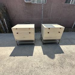 Pottery Barn Graham Bedside Tables Nightstands Cabinets Dressers