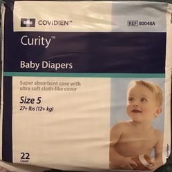 Size 5 Baby Diapers 