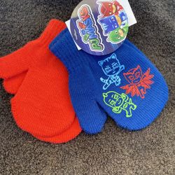 PJMASKS  Kids Winter Mittens   / Gloves 2 Pack..