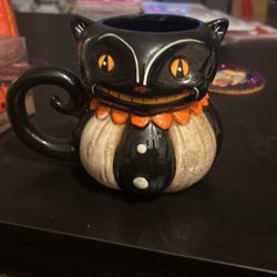 JP black Cat Mug