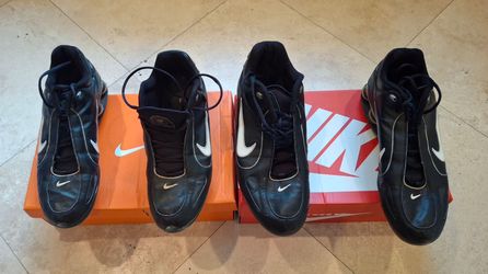 NIKE BASEBALL CLEATS SIZE 13 OR 15 / SEE ALL PHOTOS $15 PER PAIR PICK UP OR SHIPPED AT COST