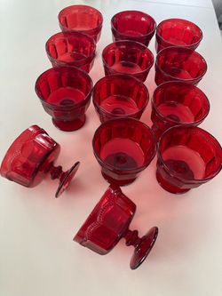 13 pieces glass bowls