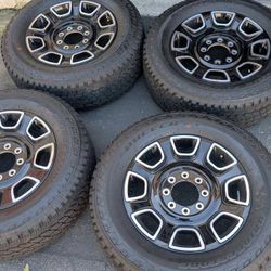 20” F250 Stock Wheels Brand New Tires Less Than 100 Miles
