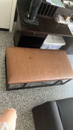 Brown Ottoman/Coffee Table