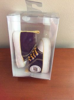 LSU TIGERS INFANT SIZE 1 SNEAKERS
