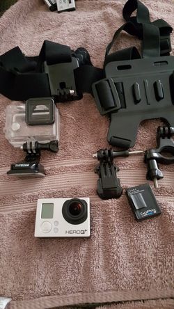 New GoPro Hero 3 with accessories