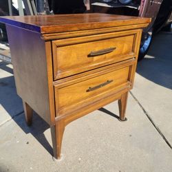 Mid Century Nightstand-Bedside Table