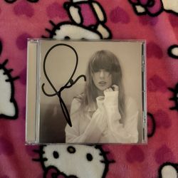 Taylor Swift signed TTPD CD