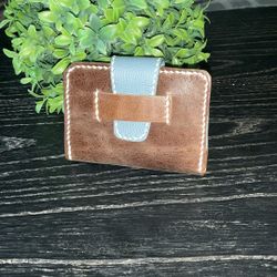 Handmade leather wallet