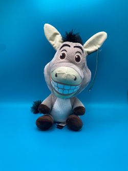 (NEW) DreamWorks Shrek Donkey Plush Doll 7-inch Stuffed Animal (PERFECT Birthday Gift Idea for Fans and Collectors)
