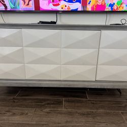 Bassett Gray Credenza