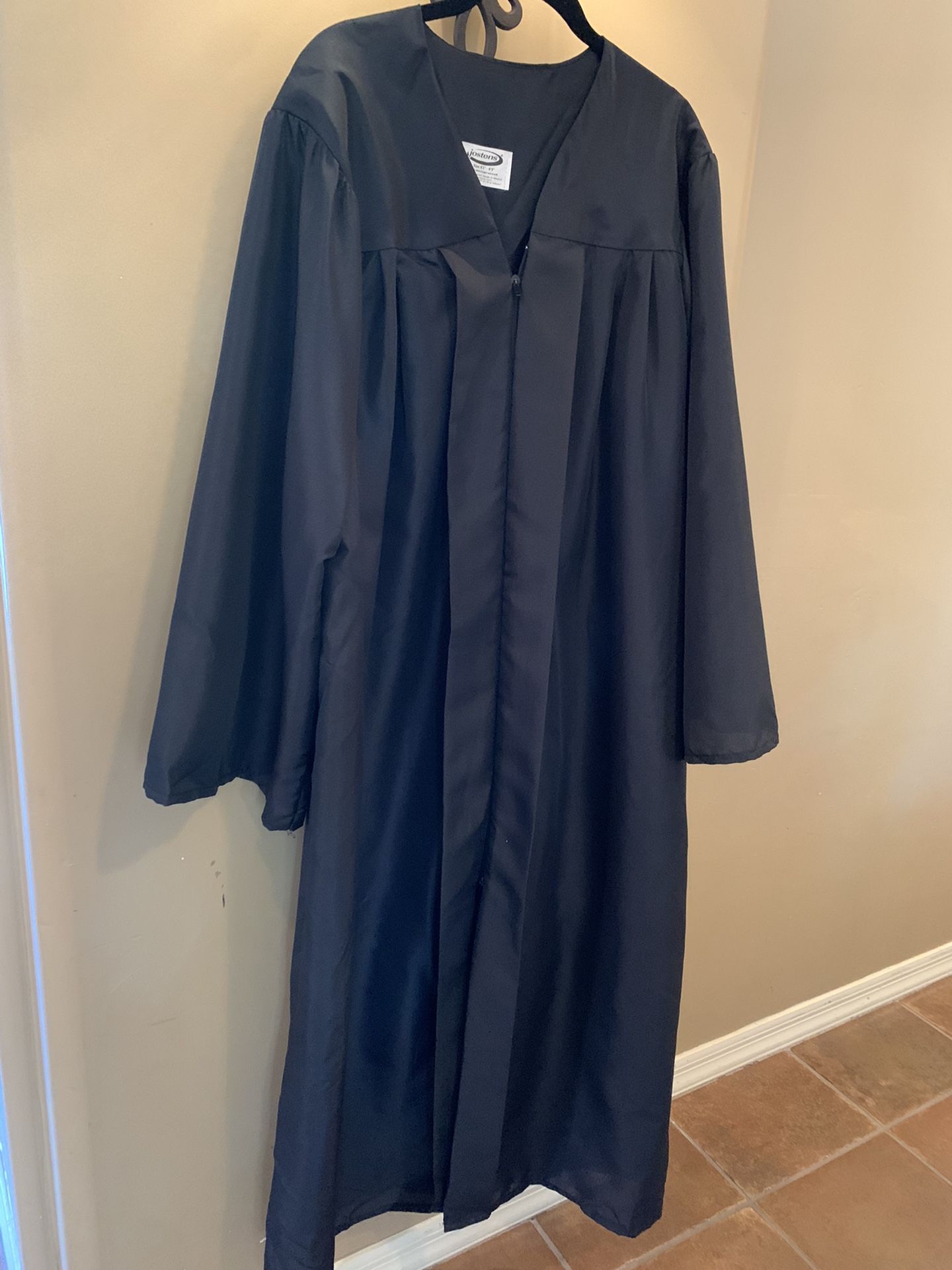 Graduation Gown, Sized for 6’1” - 6’3”