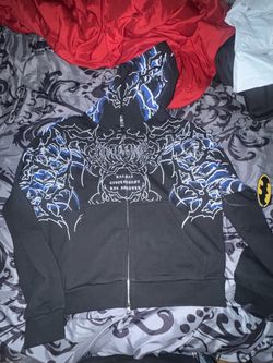 Streetwear zip up jacket zombie Batman