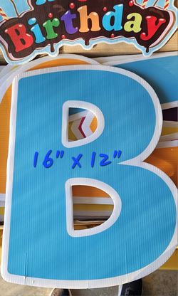 Happy Birthday Yard Sign